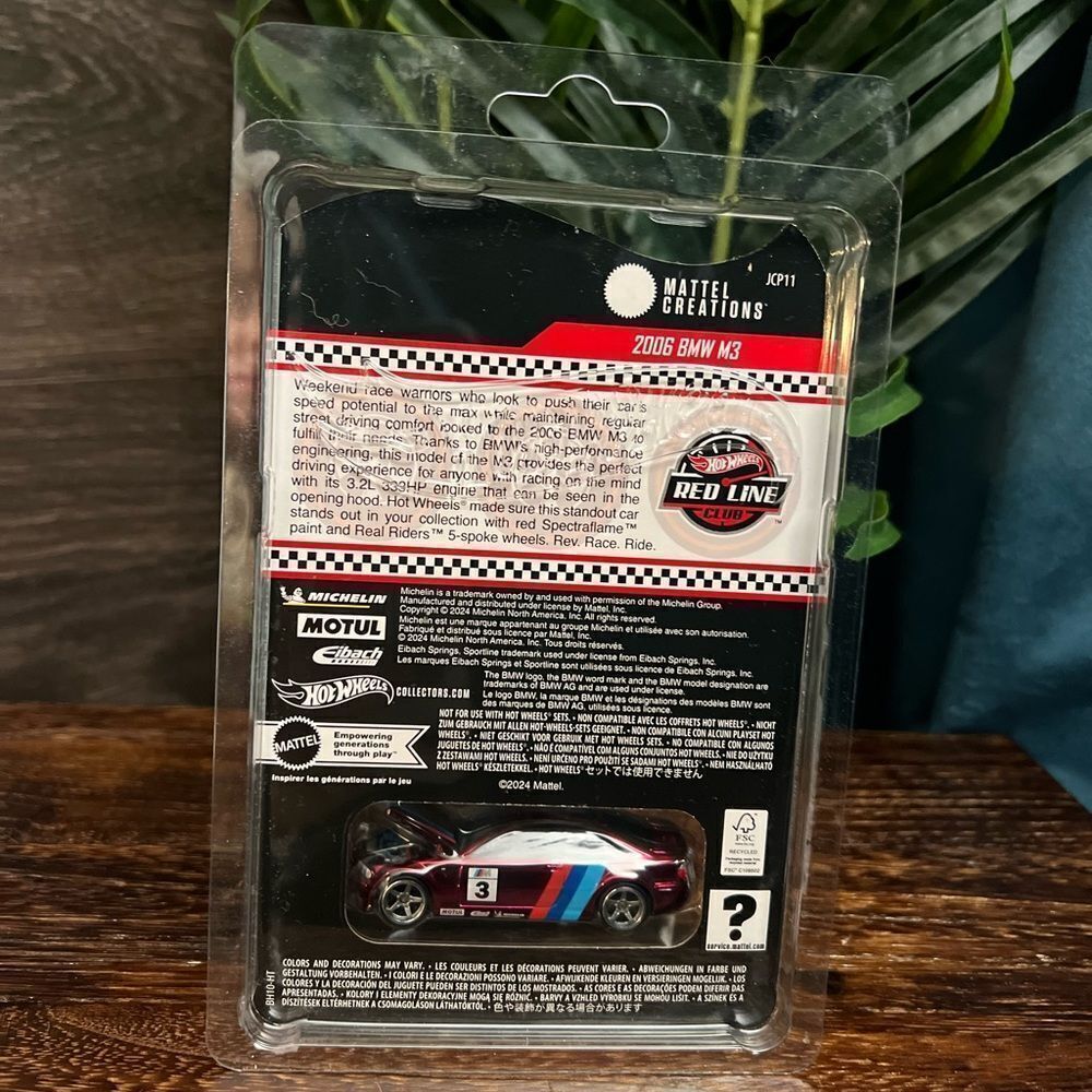 Hot Wheels RLC 2006 BMW M3 in Red. New in box! - Picture 10 of 16